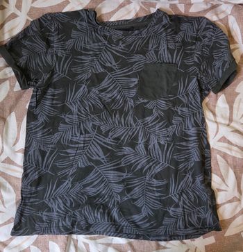 T-shirt imprimé feuille 