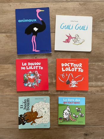 Lot 6 livres l’école des loisirs 0-4 ans