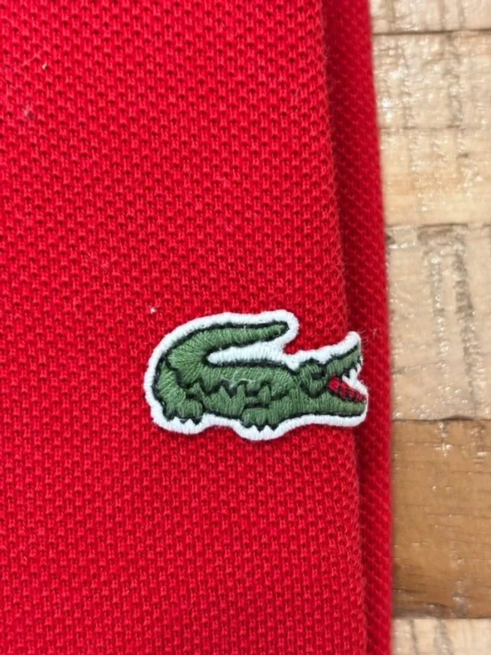 Polo Lacoste rouge - photo numéro 3