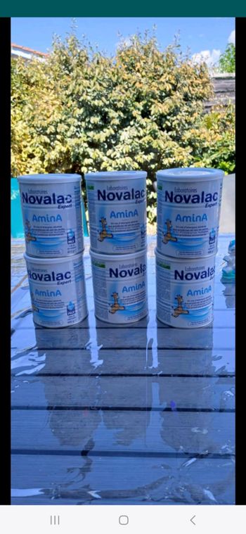 lot de 6 boites Novalac Amina Neuves