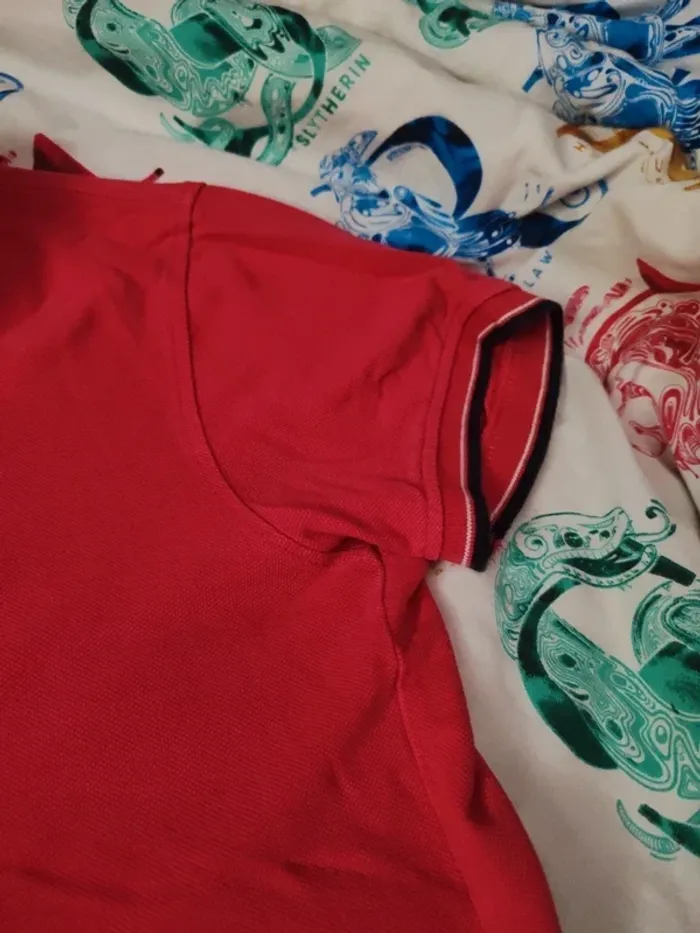 Polo rose manches courtes taille M - photo numéro 4