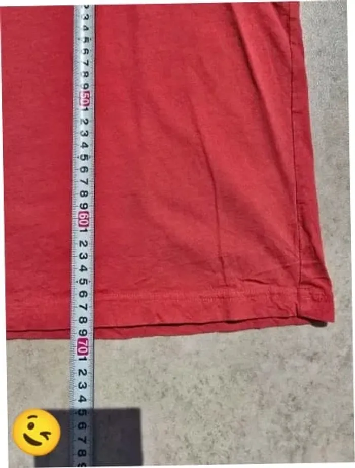 T-shirt Ralph Lauren L coupe col rond rouge Homme Men tee031 - photo numéro 4