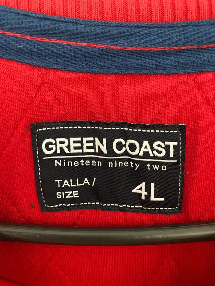 Sweat rouge Green Coast taille L - photo numéro 3