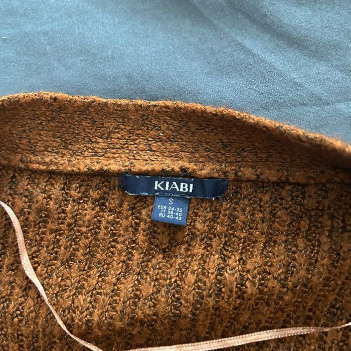 Cardigan marron tendance hiver S/M - photo numéro 3