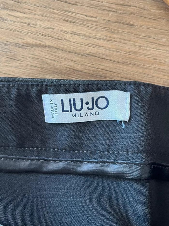 Jupe noire bi matière Liu Jo - photo numéro 4