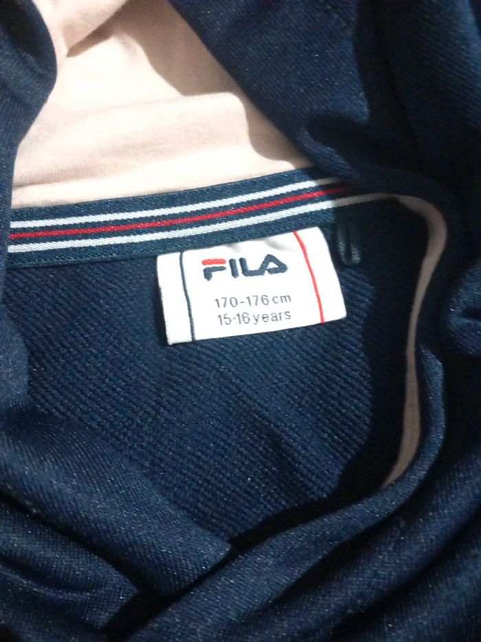Pull à capuche taille 15/16ans fila 170/176cm - photo numéro 2