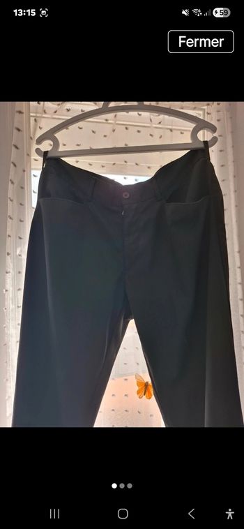 Pantalon léger habiller noir