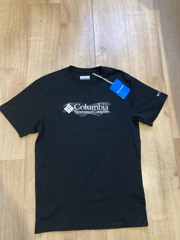 T-shirt noir Columbia S