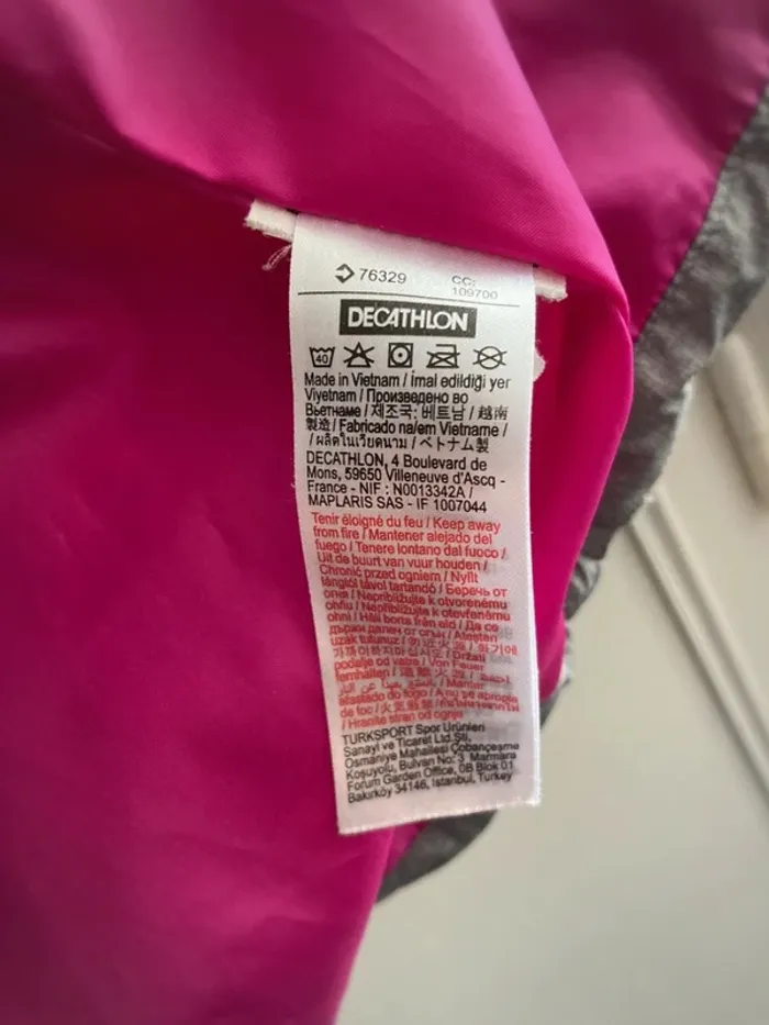 Manteau gris chaud Quechua - photo numéro 14