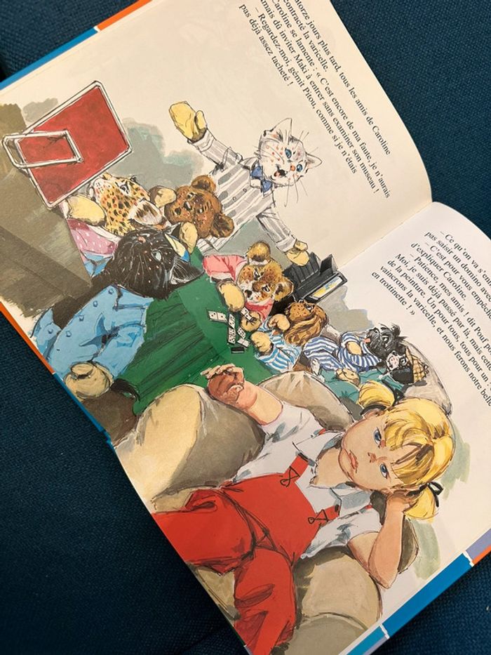 Livre édition limitée rate bords colorés Caroline et la Varicelle Pierre Probst - photo numéro 3