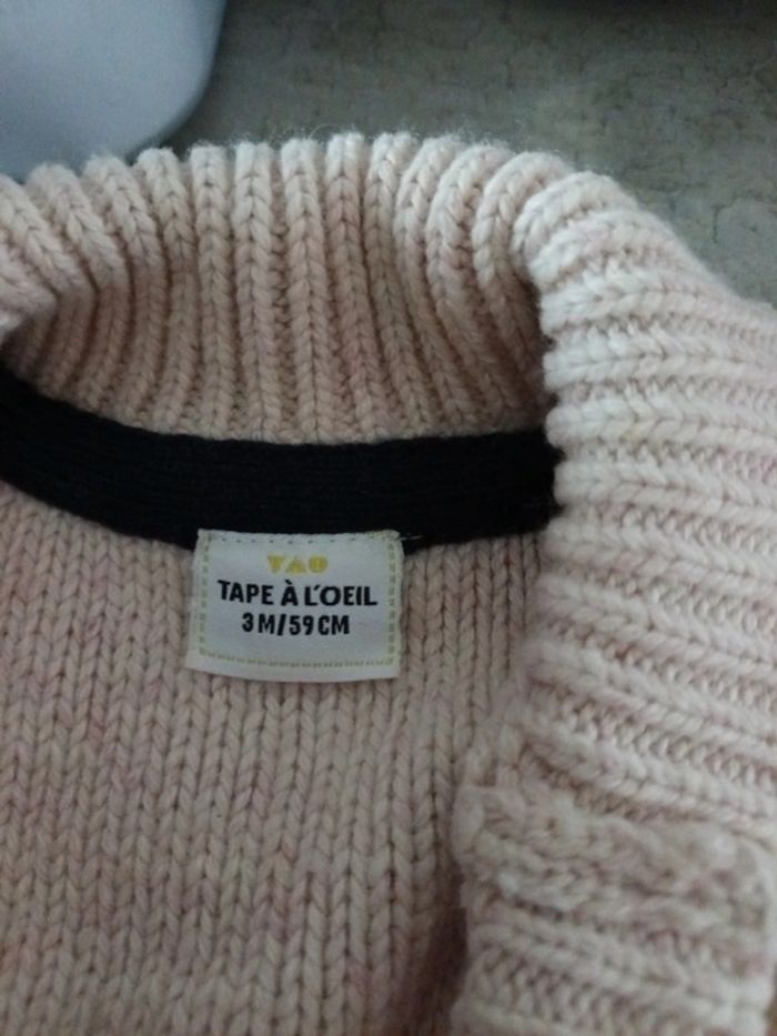 Gilet en laine 3mois - photo numéro 2