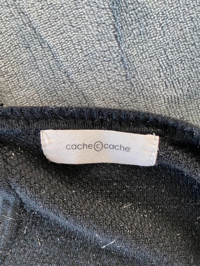 Pull noir avec noeuds cache-cache - photo numéro 5