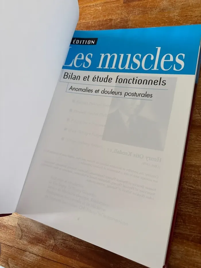 Livre les muscles, bilan et étude fonctionnelle, anomalie et douleur posturale - photo numéro 4
