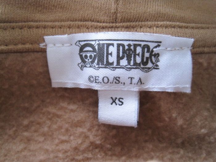 Sweat à capuche Jennyfer One Piece marron taille XS - photo numéro 3