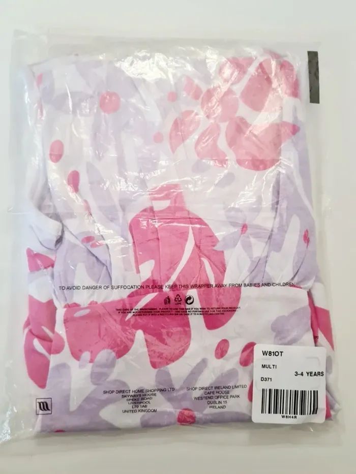 Robe sans manches à imprimé hibiscus pour fille 100% coton Everyday - taille 4 ans - photo numéro 5