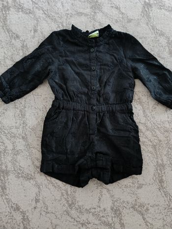 Combishort noir 9 mois