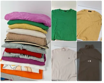 13 hauts femme taille M : tops, pulls, t-shirts et débardeurs variés LOT018 de 13 tops taille M