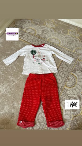Ensemble Sergent major taille 9 mois