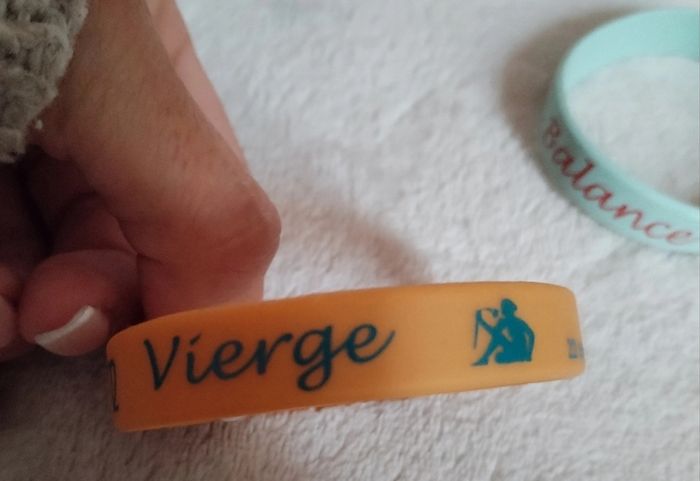 Lot ou à l'unité bracelets signes astrologiques "Balance et Vierge" neufs - photo numéro 5