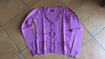 Gilet mauve fille T14 ans Sergent Major