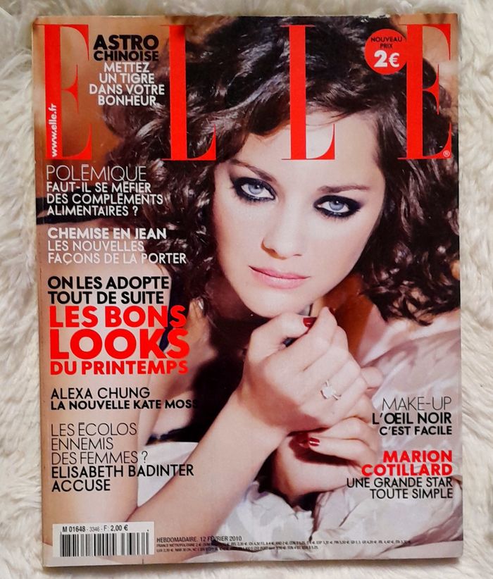 Magazine Elle n°3346 février 2010 spécial Marion Cotillard et Alexa Chung