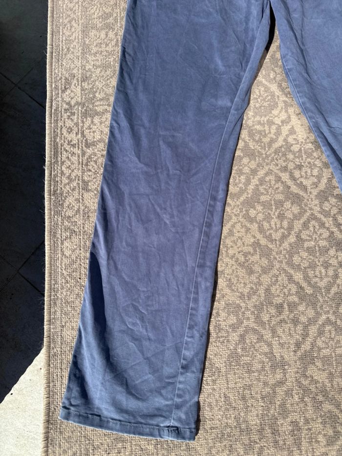 Pantalon Wrangler TEXAS bleu/gris - Taille W34 L32 - Coupe droite homme - photo numéro 3