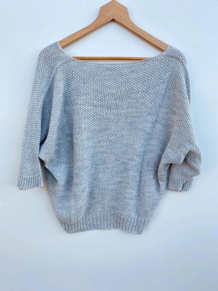 Pull gris - photo numéro 6