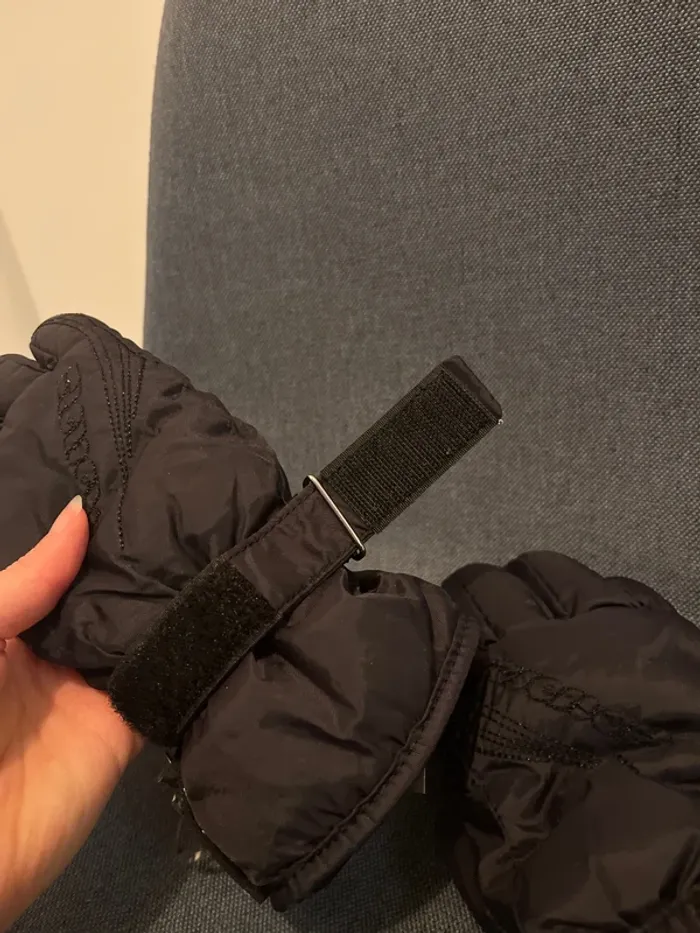 Gants Ski Snow Cuir Noir T7 - photo numéro 15