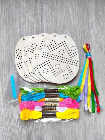 Kit 20 pièces de broderie pour enfant