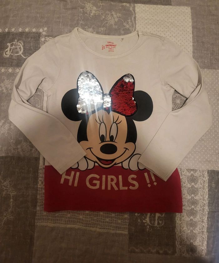 Tee shirt minnie 6 ans