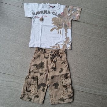 Ensemble tshirt +pantacourt 3 ans Ooxoo