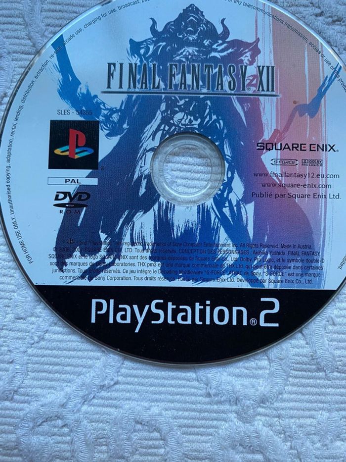 Jeu PlayStation 2 final fantasy XII - photo numéro 3
