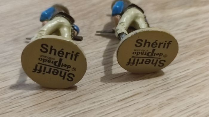 Lot de 2 Figurines Far West western Del Prado Shérif sheriff - photo numéro 3