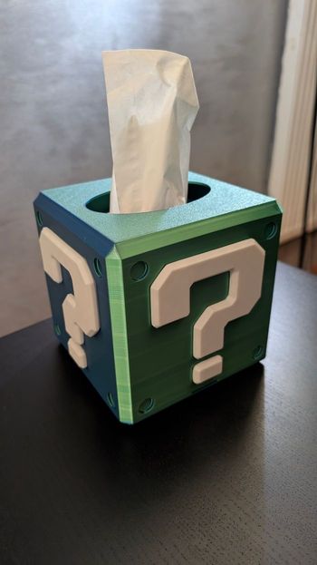 Boîte à mouchoirs block 3d