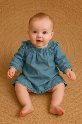 Robe en jeans