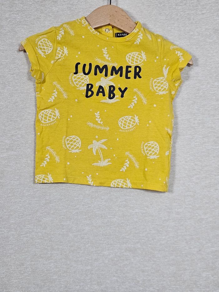 T-shirt manche courte Kiabi 9 mois 69-72cm