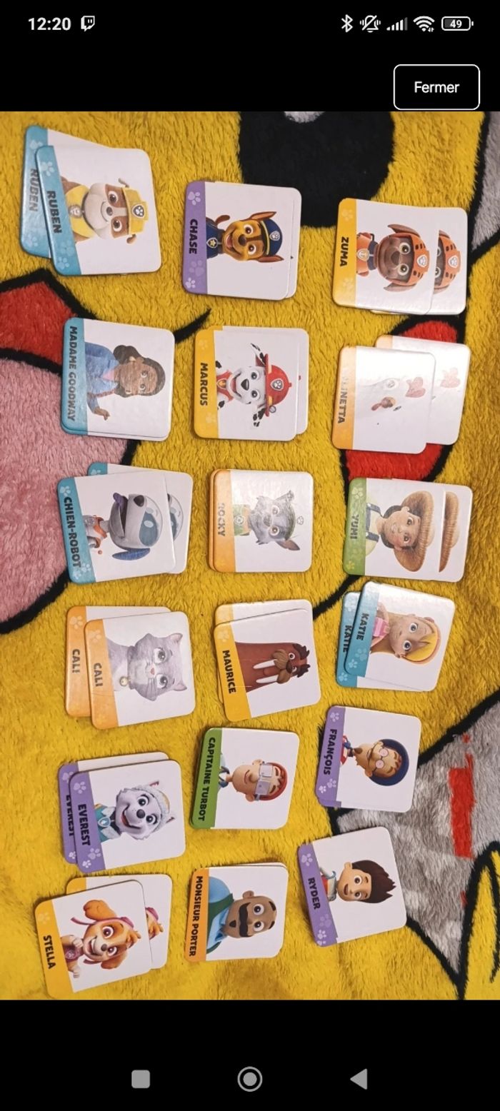 Mémo pat patrouille