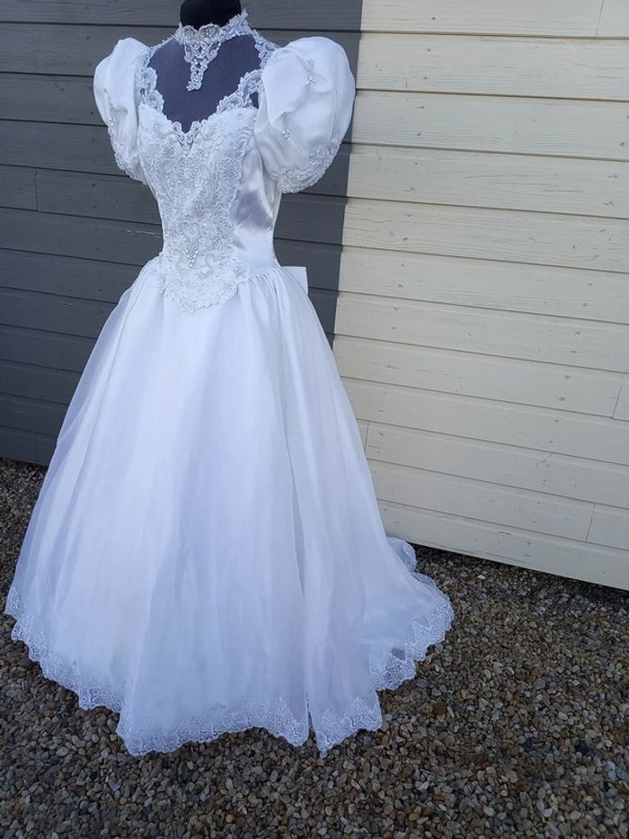 robe de mariée vintage taille 36/38/40 - photo numéro 10