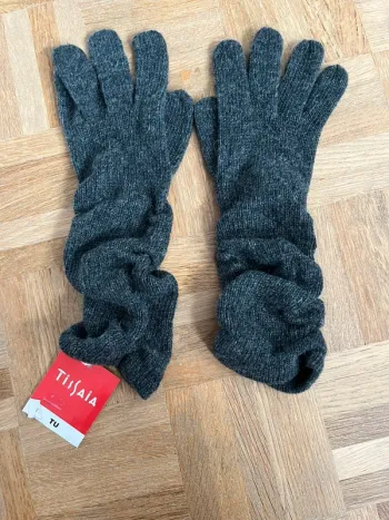Gants gris long