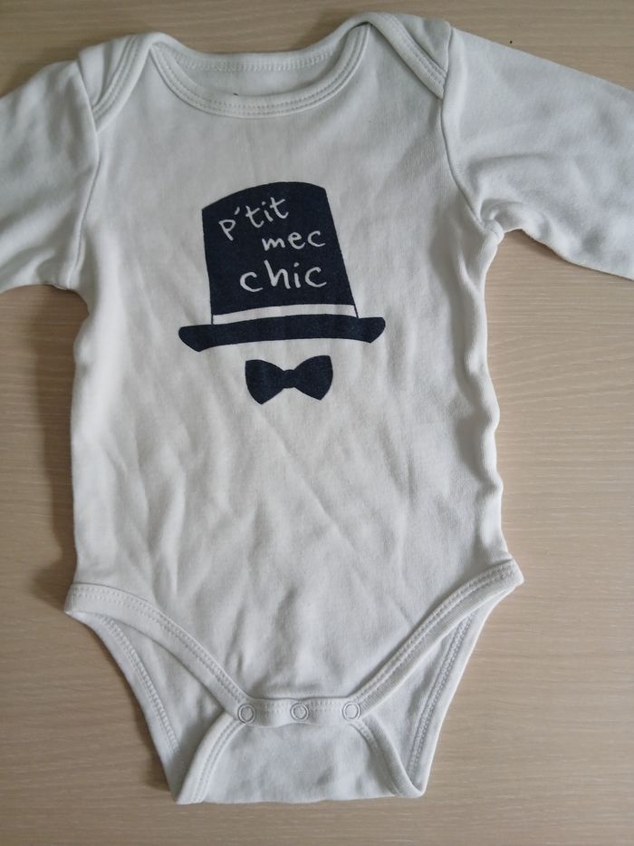 Bodie garcon en coton taille 6 mois marque gemo - photo numéro 5
