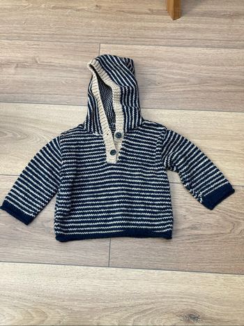 Pull rayé 6 mois