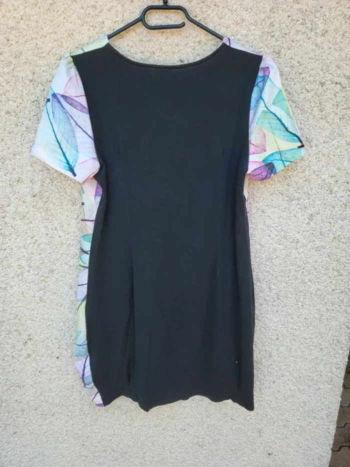 Robe tunique imprimé motif vintage grunch tie and dye été summer - photo numéro 2