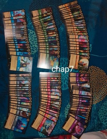 Lot de carte lorcana co/unco chap7 Fr