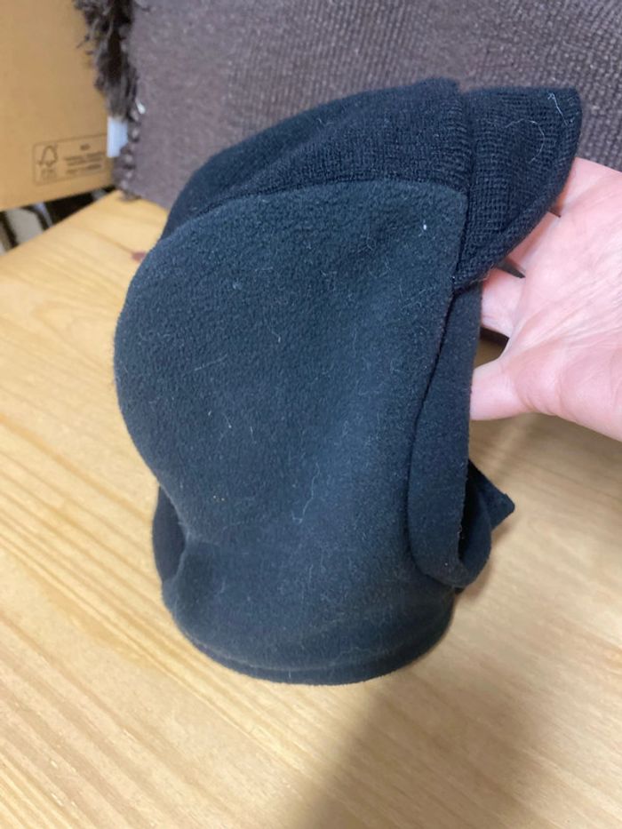Cagoule enfant’polaire double épaisseur avec scratch - photo numéro 2