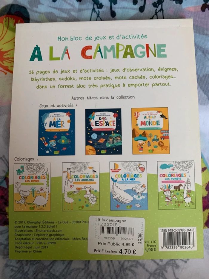 A la campagne - 1, 2, 3 soleil - Labyrinthes, cherche et trouve, sudoku, énigmes - photo numéro 2