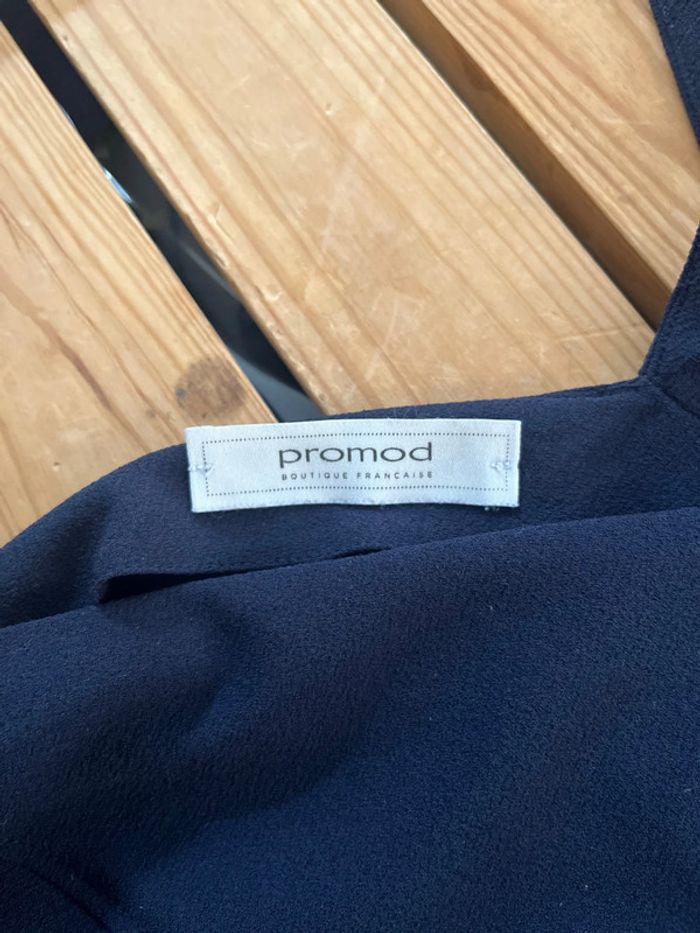 Robe bleu marine Promod Taille M - photo numéro 3