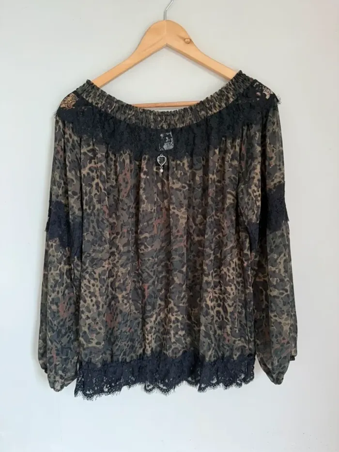 Blouse Twinset camouflage - photo numéro 5