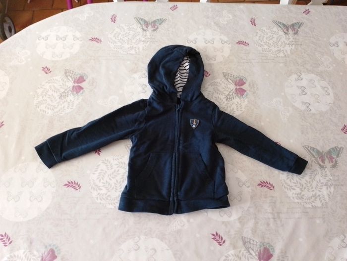 Sweat zippé 18 mois