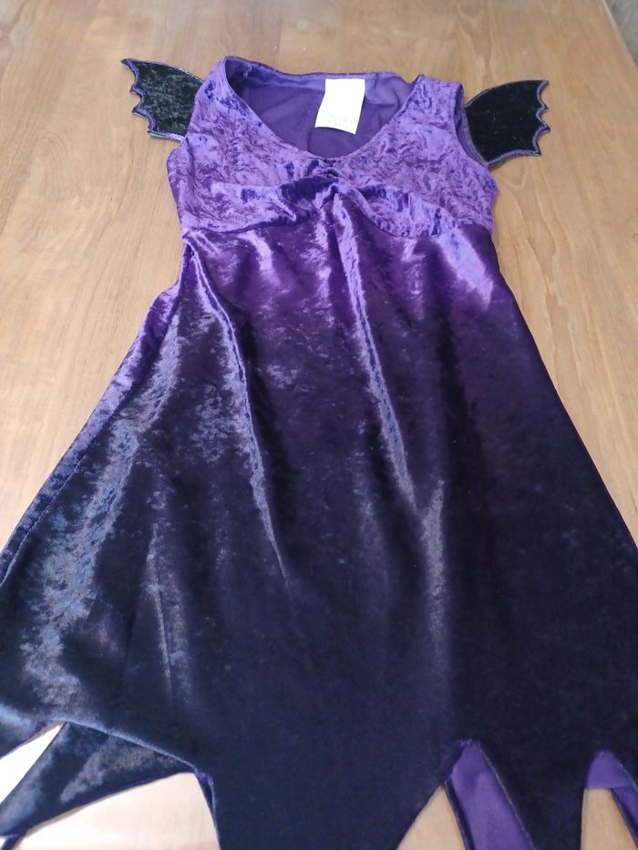 Déguisement femme  robe chauve souris avec serre tête - photo numéro 4