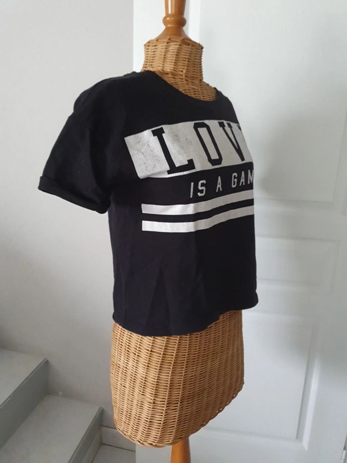 t-shirt noir taille 1 cache cache GA1 - photo numéro 7